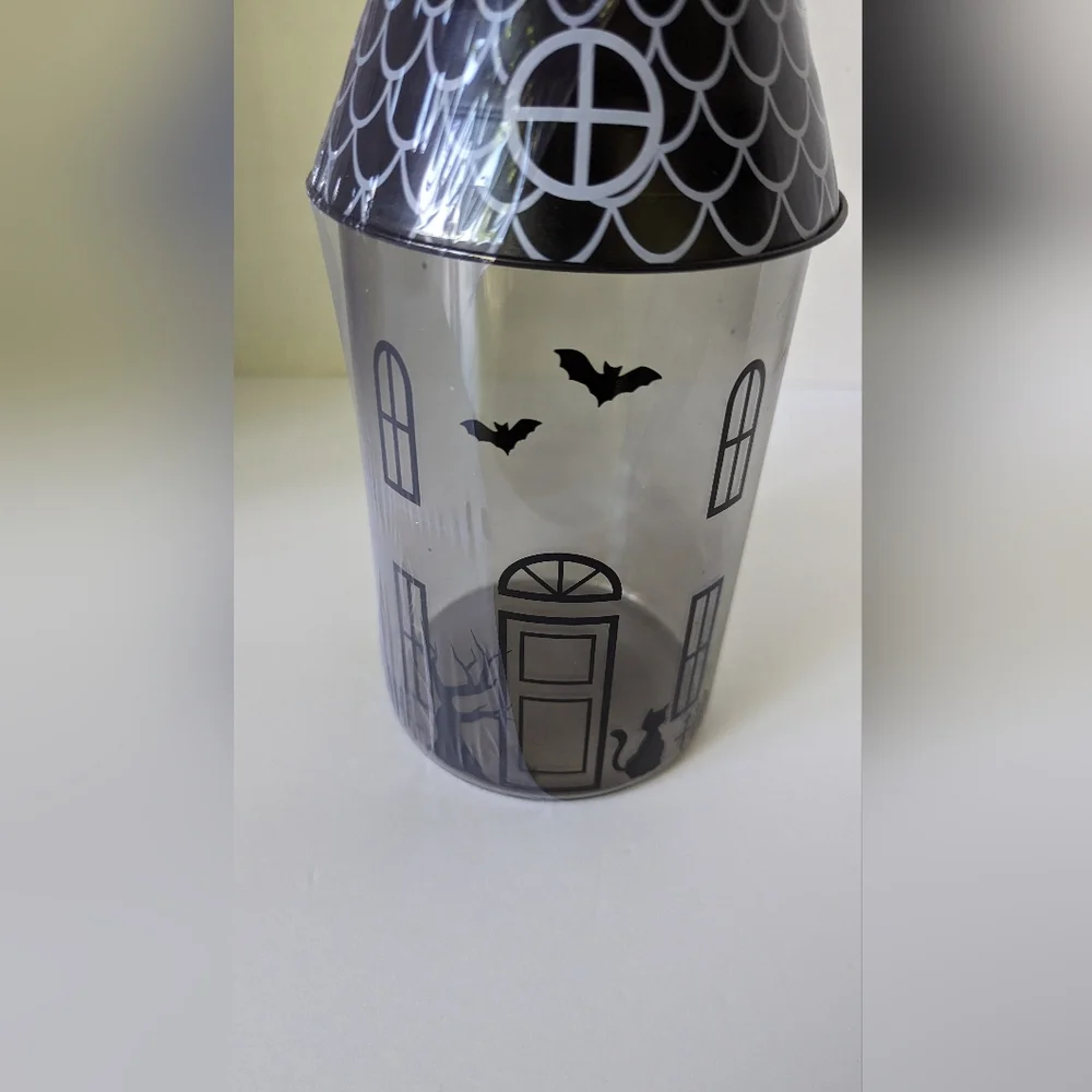 Target Bullseye Playground Summerween Candy Jar Glass Haunted House W/ Lid 2023
